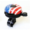 Duo Bicycle Parts DUO Bicycle Parts BB909JUS Bicycle Bell No. 909J Us Flag BB909JUS